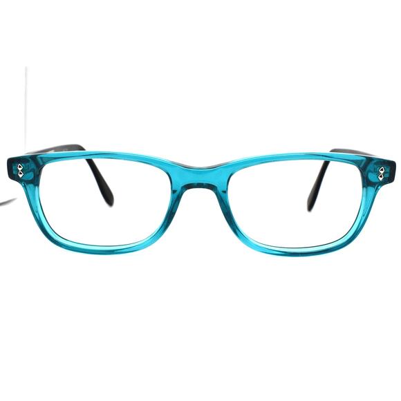 Ernest Hemingway 4617 TLB Turquoise/Black 48-17-135 Eyeglasses FRAMES ONLY -GOOD - Picture 3 of 12